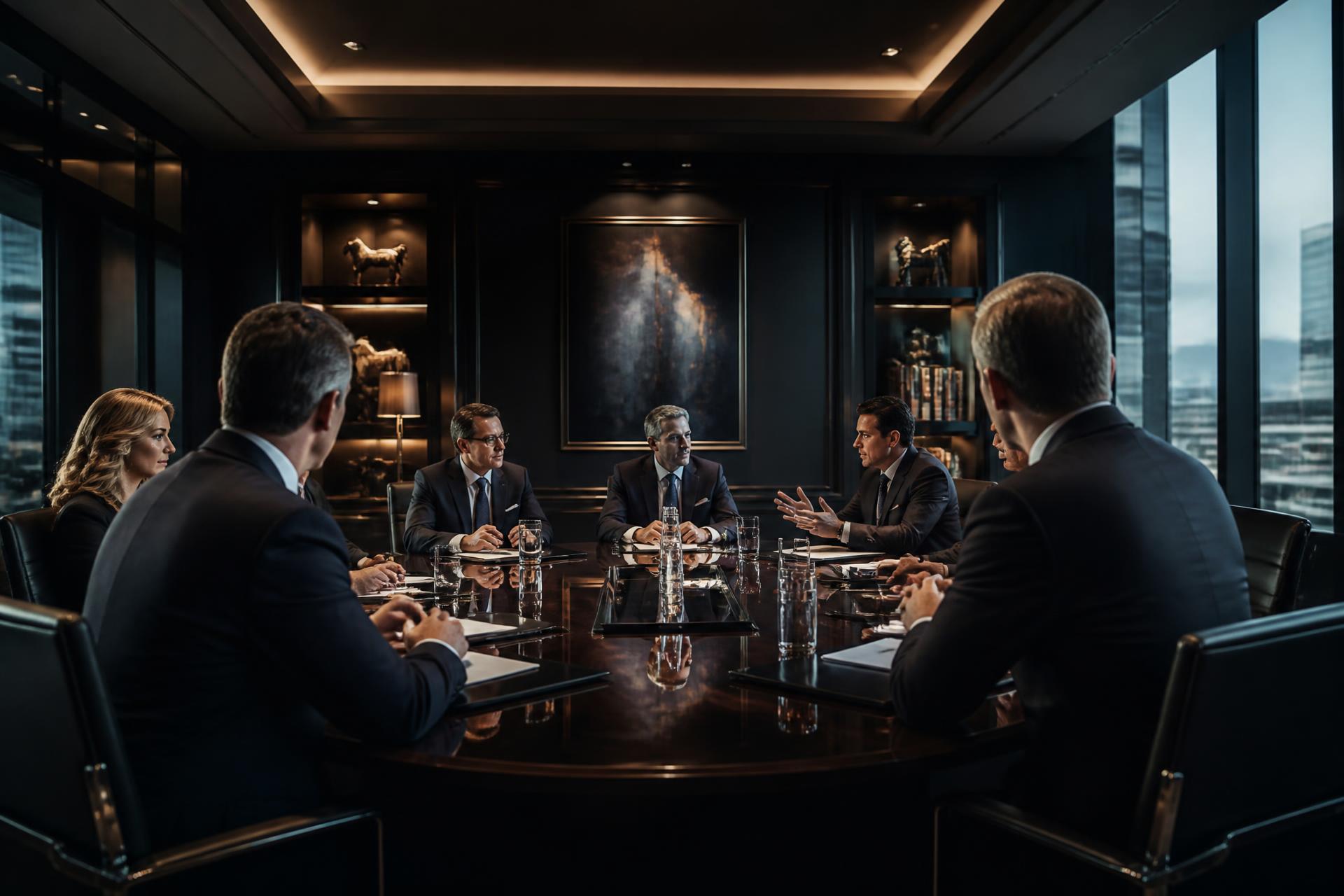 Corporate boardroom